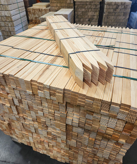 Lath Stakes - 1" X 2" X 48"     (Yellow Pine)