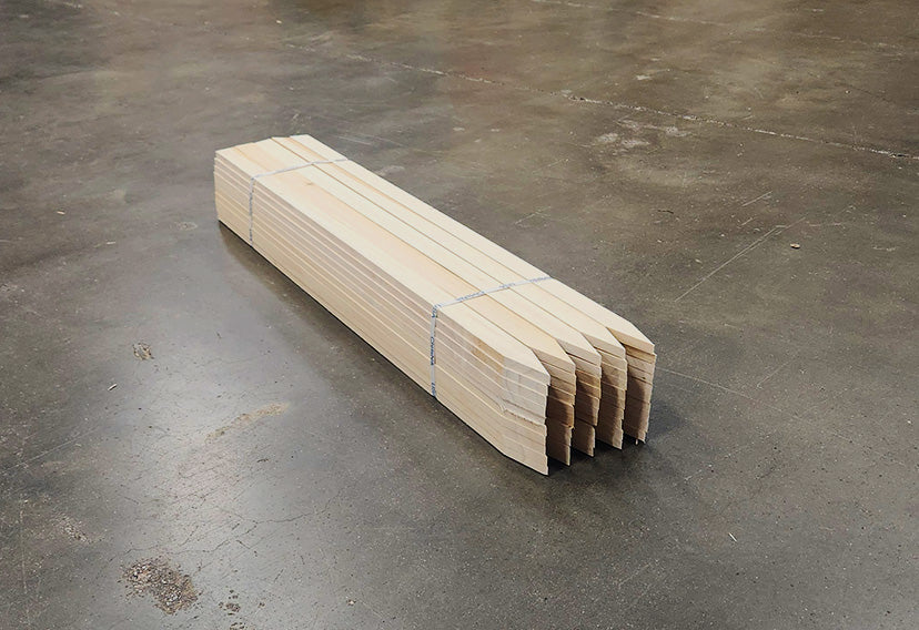 Lath Stakes - 1/2" X 1 1/2" X 36" (Poplar)