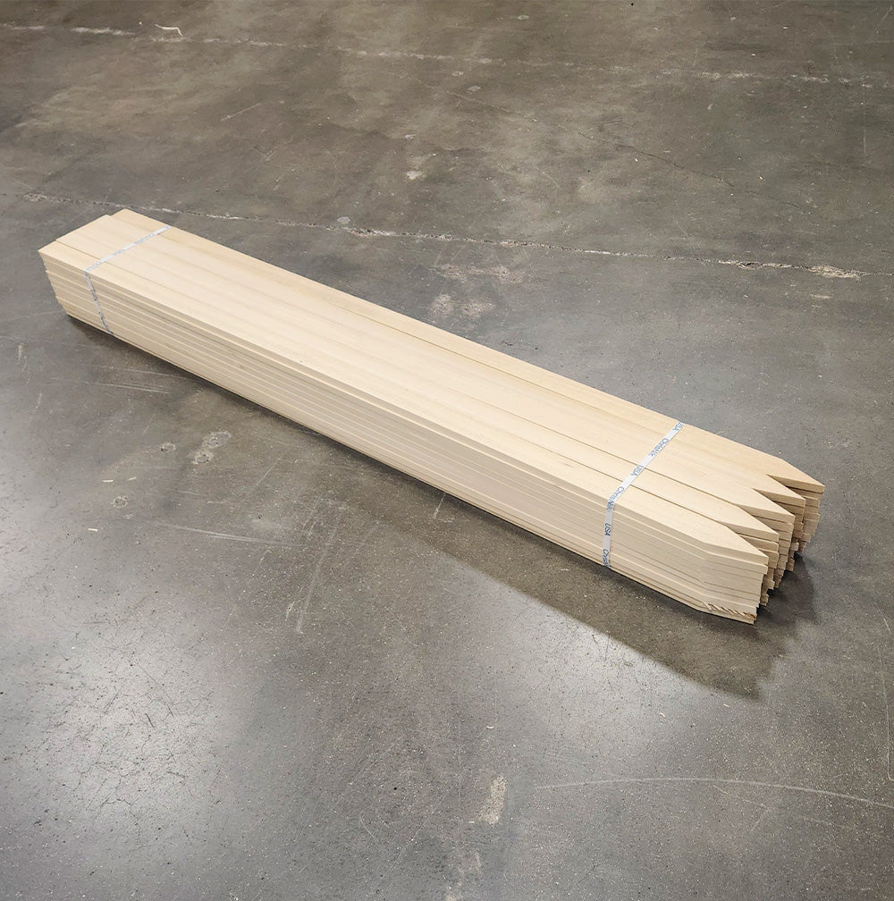 Lath Stakes - 1/2" X 1 1/2" X 48" (Poplar)