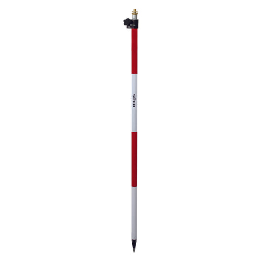 SECO 8.5' TLV Twist Lock Prism Pole - Red and White