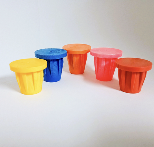 5/8" Plastic Rebar Caps (5 Colors available)